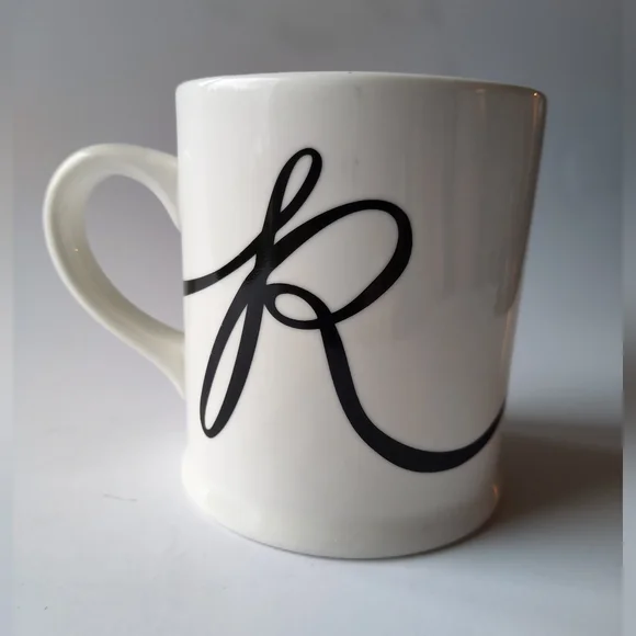 Indigo initial 'R' Mug - Picture 2 of 6